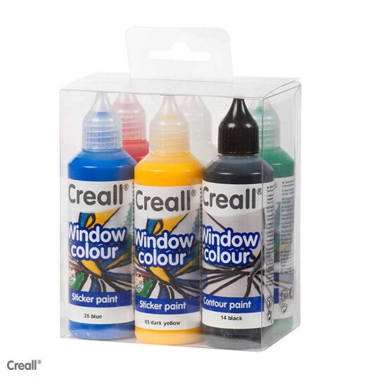 Creall Vindusmaling 6x80ml