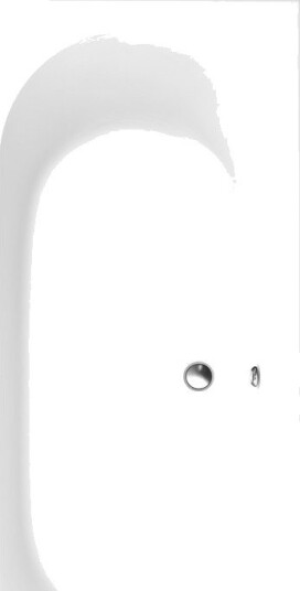 VILLEROY & BOCH O.NOVO BADEKAR 180X80 FOR INNBYGGING HVIT ALPIN