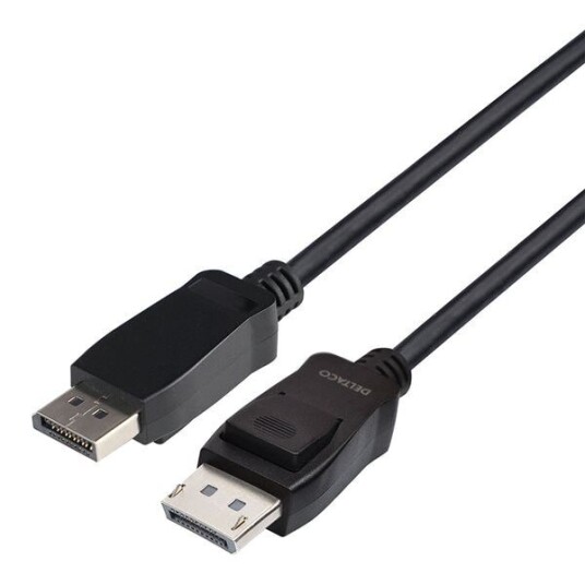 Deltaco DisplayPort Kabel 8K DP 1.4 3m Svart Deltaco DisplayPort Kabel 8K DP 1.4 3m Svart