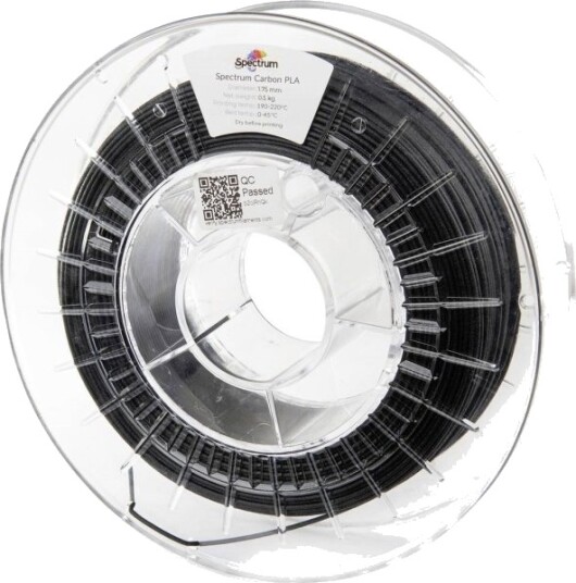 Spectrum PLA Carbon Filament 1.75 mm 500 g Sort 80465