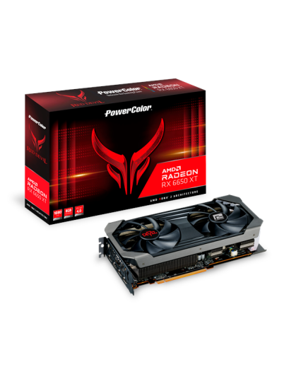 PowerColor Radeon RX 6650 XT Red Devil 8GB GDDR6X - 8GB GDDR6 RAM - Grafikkort
