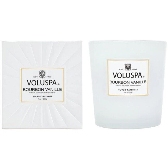 Voluspa Boxed Candle Bourbon Vanille, 255 g Duftlys