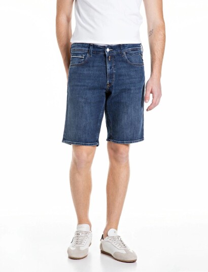 Replay Grover Short Shorts Straight 99 Denim Blue 34