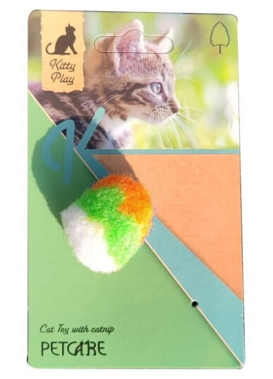 Kitty Play Fluffy Color Ball Katteleke 4 cm Kitty Play Fluffy Color Ball Katteleke 4 cm