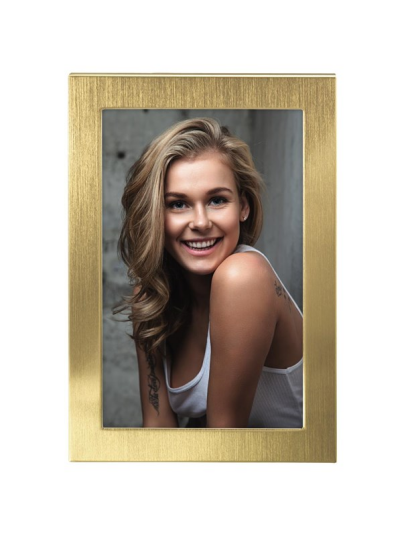 Hama "Davos" Portrait Frame golden 10 x 15 cm