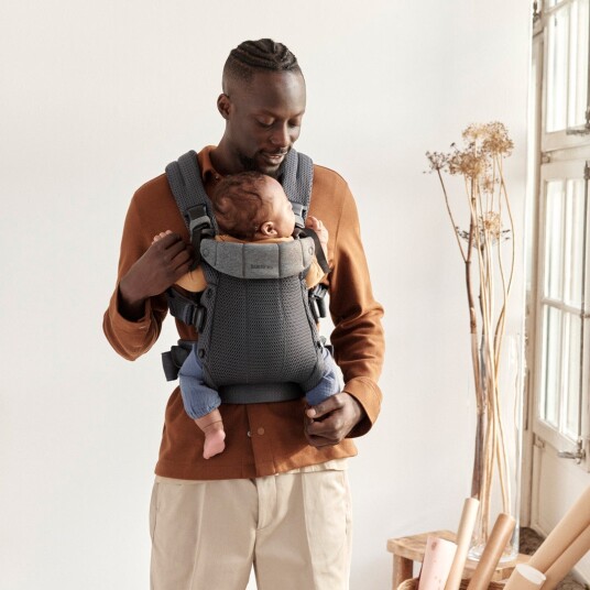 Bæresele Harmony Babybjørn Antracitgrå 3D Mesh Bæresele Harmony Babybjørn Antracitgrå 3D Mesh