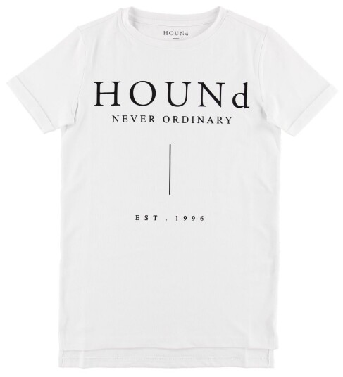Hound T skjorte Hvit m. Logo 16 år 176 T skjorte