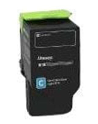 Lexmark 78C2XC0 return-toner cartridge Cyan extra - Laser toner Blå