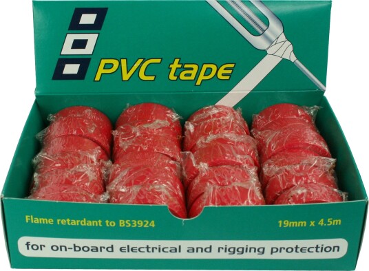 PSP Elektrikertape 24 stk rød 19 mm 4,5 m PSP Elektrikertape 24 stk rød 19 mm 4,5 m