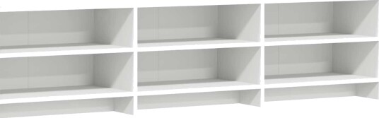  TV skap 168 x 33 x 47 cm Hvit Konstruert tre