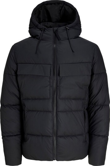 Jack & Jones Pufferjakke Jcofusion PU Puffer Jacket Svart