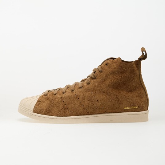 Joggesko adidas x Wales Bonner Superstar Hi Supplier Colour/ Wonder White/ Gold Metallic EUR 38
