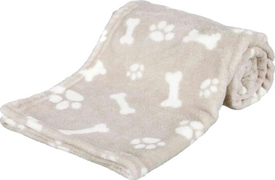 Trixie Kenny Hundeteppe 100x75 cm Beige - Luksus Plysj