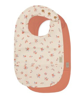 Cam Cam® COPENHAGEN Poly smekke med lomme 2-pakning Wind flower Cream pink