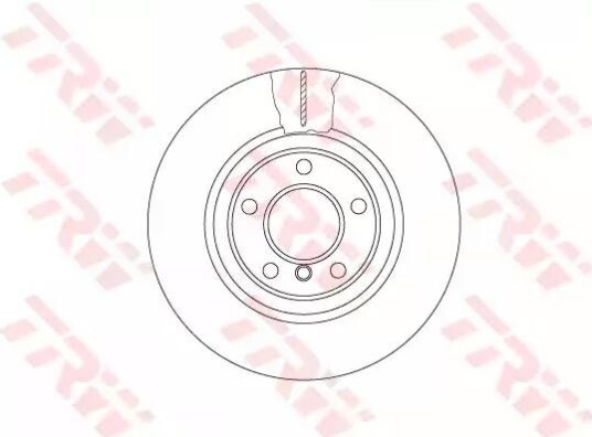 Bremseskive TRW DF6616S