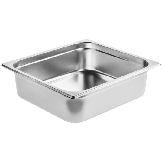 VEGA Kantine Premium GN 2/3; Størrelse GN 2/3, 8.6l, 35.4x32.5x10 cm (LxBxD); Sølvfarge