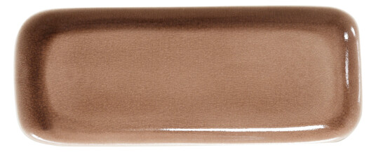 Jars Céramistes Maguelone sushitallerken 29,5x12 cm Chataigne