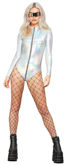 Smiffys Holografisk Body - X-Small Smiffys Holografisk Body - X-Small