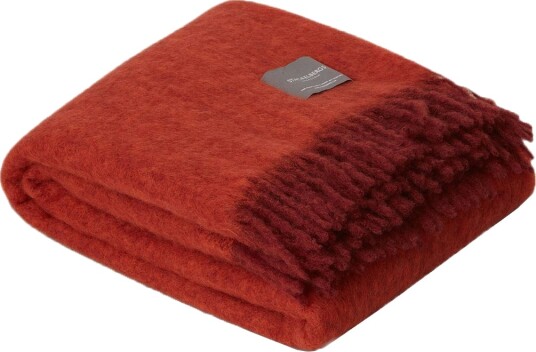 Mohair Teppe Rullet Frynse 130x170 cm Fired Earth / Jaffa Melange