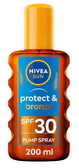 Nivea Sun Protect & Bronze Solkrem Spray SPF30 200 ml