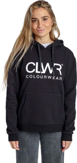 ColourWear Women's Core Hood Black L, Black