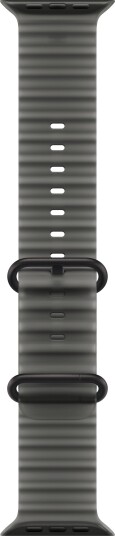 Apple 49mm Translucent Black Ocean Band - Black Titanium Finish