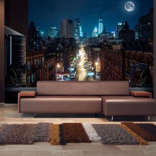 Tapet Sleepy New York 100x70 - Artgeist sp. z o. o.