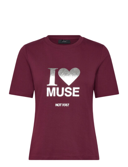 Copenhagen Muse Cmmuse-Tee - Burgundy - XL Copenhagen Muse Cmmuse-Tee - Burgundy - XL