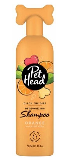 Pet Head Ditch the Dirt 300 ml Deodoriserende Hundesjampo med Naturlige Ingredienser