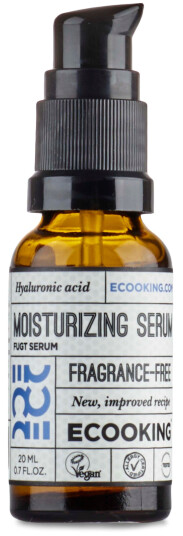 Ecooking Fuktighetsserum med Hyaluronsyre 20 ml – Organisk Ansiktsserum for Alle Hudtyper