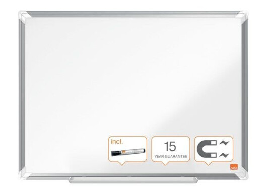 Nobo Premium Plus Lakkert Magnetisk Whiteboard 60x45cm