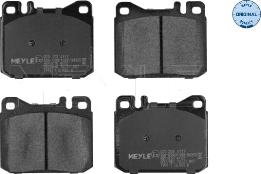 MEYLE 025 203 4117 Bremseklosser