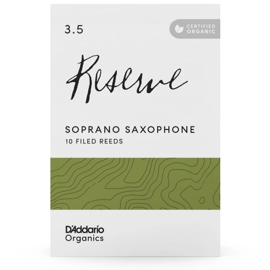 D'Addario Woodwinds Odir1035 10-Pakning Org. Reserve Sopran-Sax 3.5