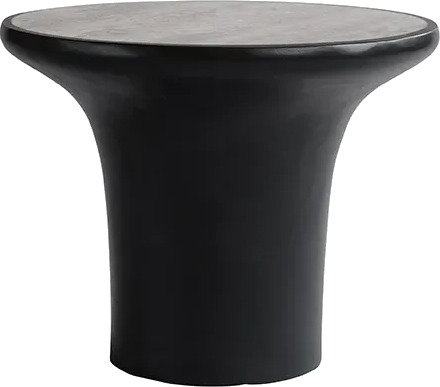 101 Copenhagen Trumpet Sidebord Lavt Sølv Travertin