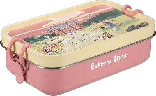 Modern House Bukkene Bruse matboks 1L skogens ro rosa