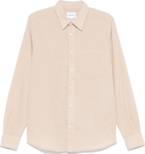 Norse Projects Herre Skjorter Beige S, Norse Projects Herre Skjorter Beige S,