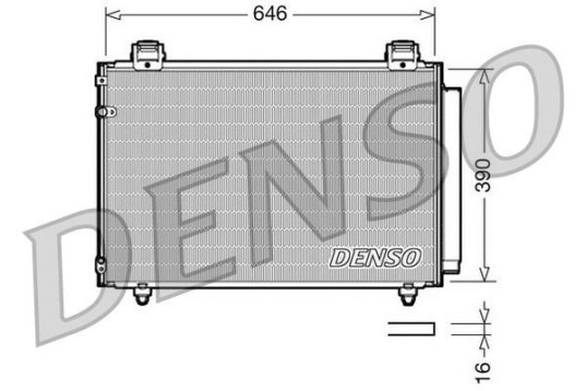Kondensator DENSO DCN50024 Kondensator DENSO DCN50024