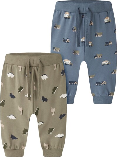 Name It Joggebukser 2 pack NbmVroels Mermaid/Blue Mirage Name It 1½ år (86) Joggebukse Armygrønn Blå Grønn Lyseblå