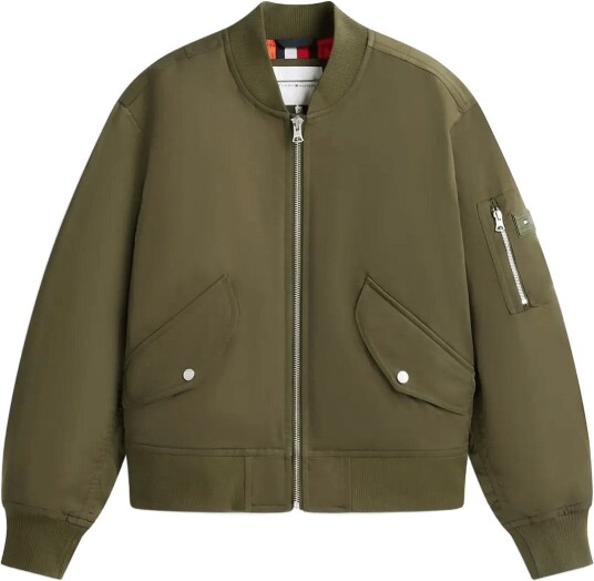 Tommy Hilfiger Padded Bomber Jacket   Khaki green   M