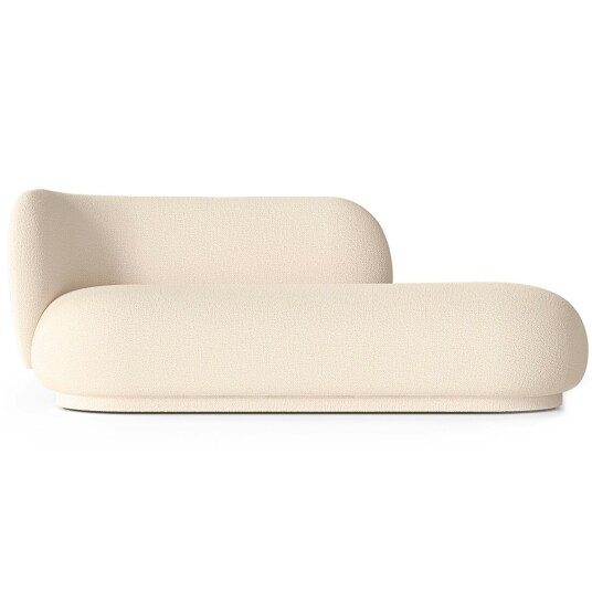 Ferm Living Rico Wool Boucle Divan Venstre Off white