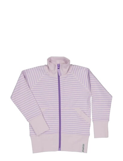 Geggamoja Zip Sweater Purple 110/116 Geggamoja Zip Sweater Purple 110/116