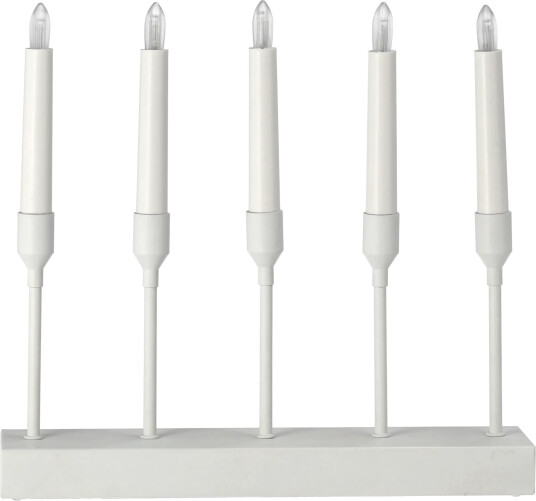 Scandi Living Kindle portabel adventslysestake 30 cm Hvit Scandi Living Kindle portabel adventslysestake 30 cm Hvit