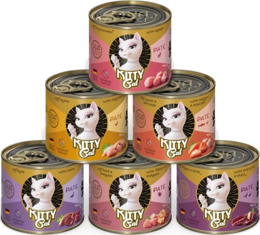 Kitty Cat Våtfôr Adult Pate Blandet Pakke Iii 6 Varianter 6 X 200 G Kitty Cat Våtfôr Adult Pate Blandet Pakke Iii 6 Varianter 6 X 200 G
