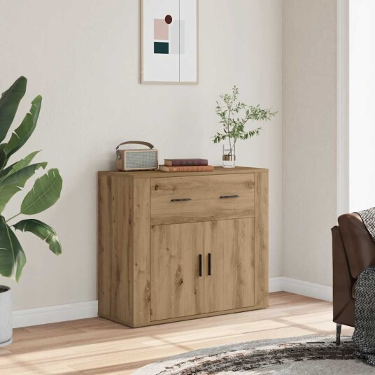 Skjenk artisan eik 80x33x70 cm konstruert tre