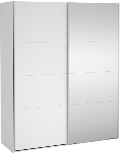 Catania skyvedørsskap 2 dører 180x220cm hvit.