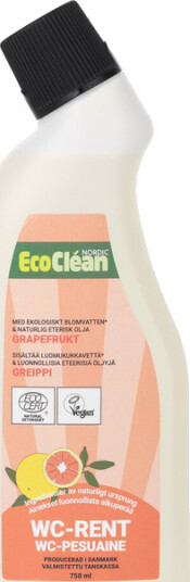 Eco clean toalettrens grapefrukt 750 ml Eco clean toalettrens grapefrukt 750 ml