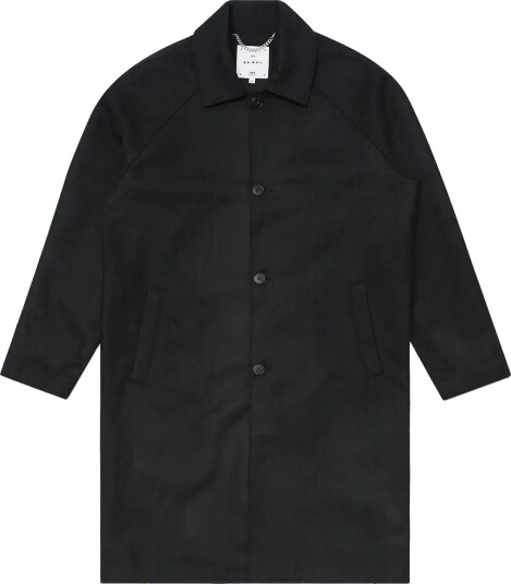 Edwin Mac Wool Coat - Black - BLACK - XXL