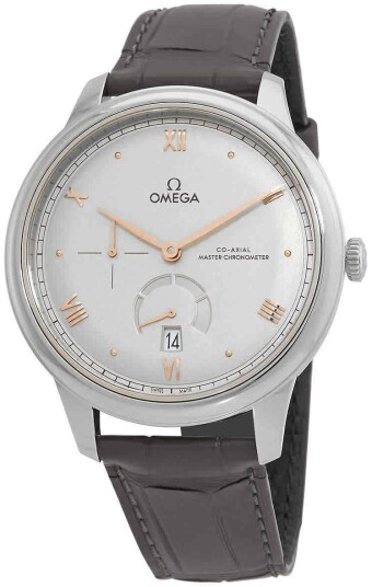 Omega Herreklokke 434.13.41.21.06.001 De Ville Prestige Grå/Lær