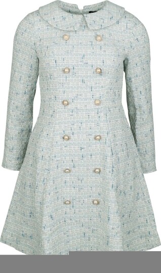 H&R London  Rockabilly Middellang kjole XS til XXL Damer grå