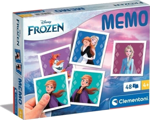 Clementoni Disney Frozen Minne Spill for Barn 4+ med 48 Kort